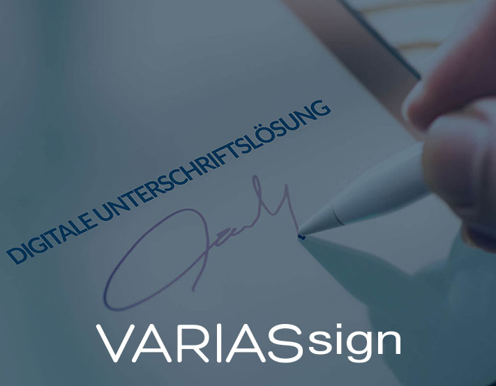 VARIAS Sign - die digitale Unterschriftslösung von VARIAS